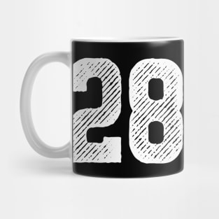 Rough Number 28 Mug